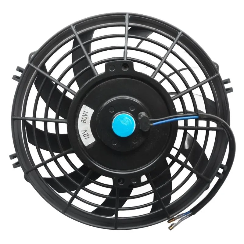 9-Inch 80W Universal A/C Condenser Fan with Curved Blades