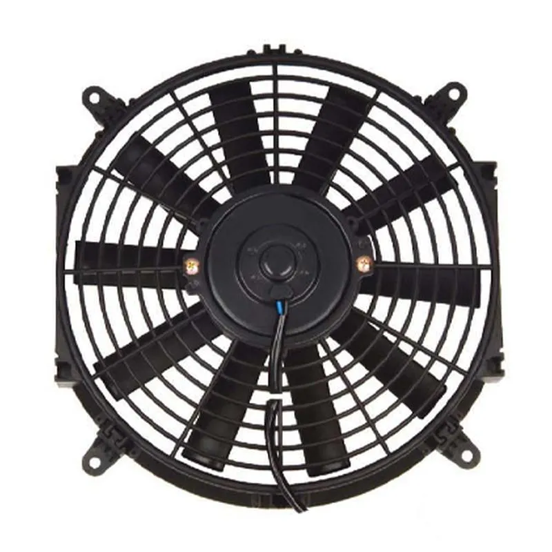 12-Inch 80W Universal Radiator Fan with Straight Blades