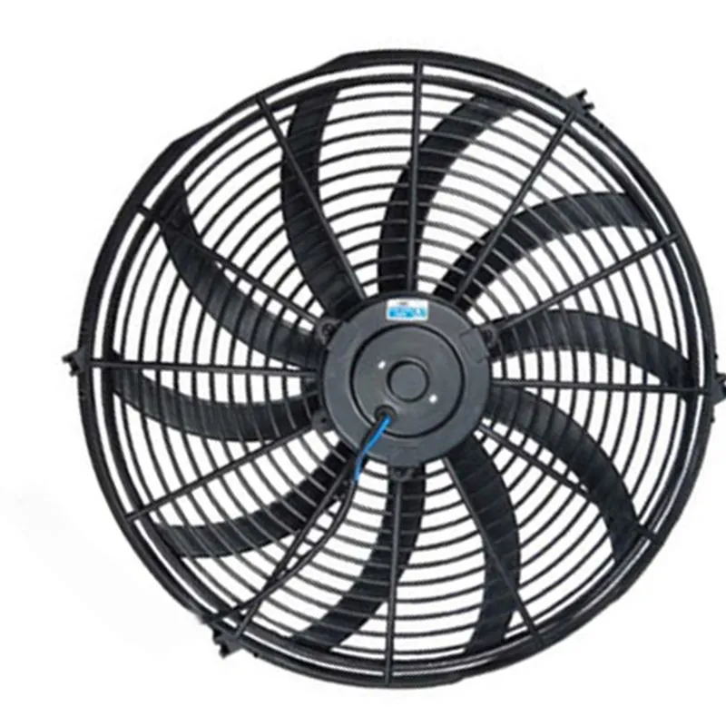 16-Inch 12V Universal Radiator Fan with Curved Blades