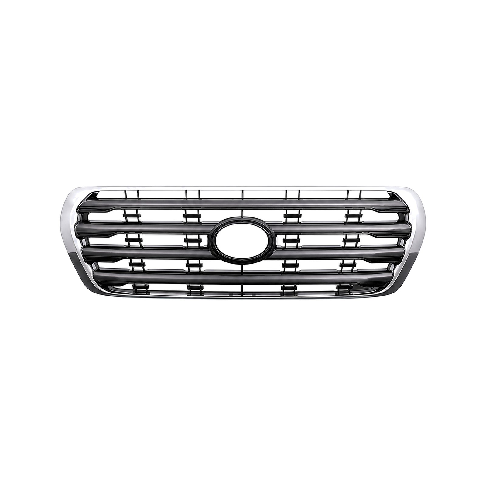 53101-60590 Front Grille for TOYOTA Land Cruiser 2007 – silver finish